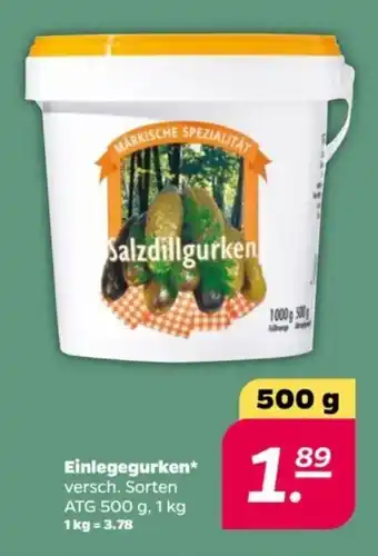 NETTO Einlegegurken 500 g Angebot