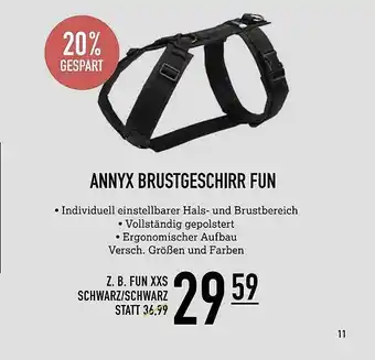 Kölle Zoo Annyx Brustgeschirr Fun Angebot