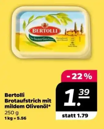 NETTO Bertolli Brotaufstrich mit mildem Olivenöl 250 g Angebot