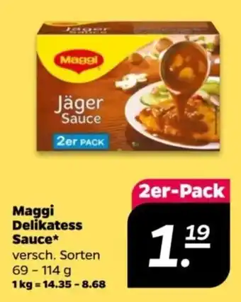 NETTO Maggi Delikatess Sauce 69-114 g 2er-Pack Angebot