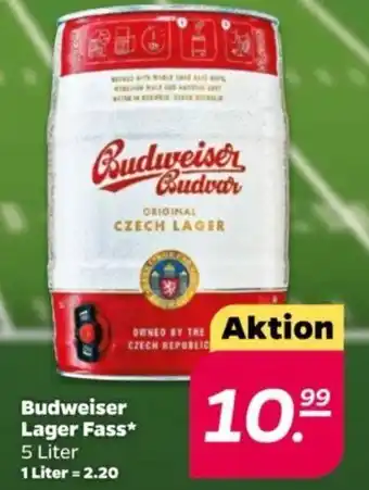 NETTO Budweiser Lager Fass 5 Liter Angebot