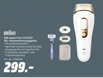 MediaMarkt Braun Silk-expert Pro 5 PL5157 IPL- Haarentfernungsgerät Angebot