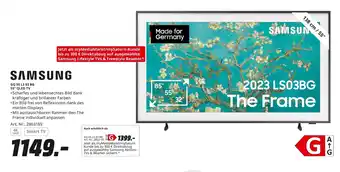 MediaMarkt SAMSUNG GQ 55 LS 03 BG 55" QLED TV Angebot