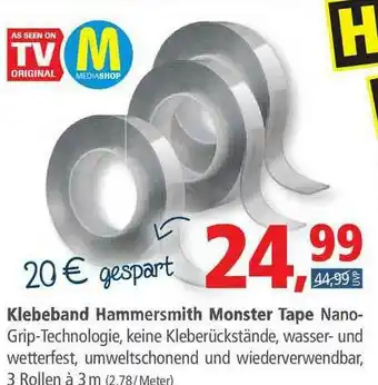 Pfennigpfeiffer Klebeband Hammersmith Monster Tape Angebot