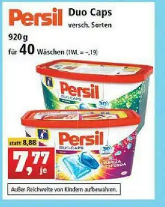 Thomas Philipps Persil Duo Caps Angebot