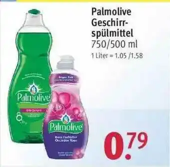 Rossmann Palmolive Geschirr Spülmittel Angebot