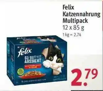 Rossmann Felix Katzennahrung Multipack Angebot