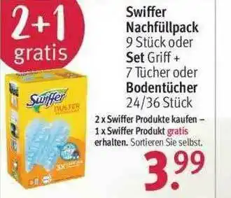 Rossmann Swiffer Nachfüllpack Oder Set Bodentücher Angebot