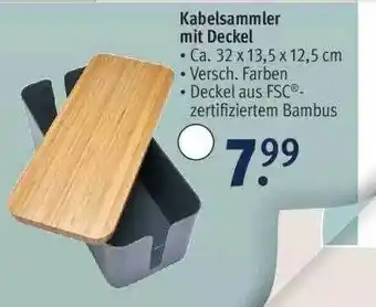 Rossmann Kabelsammler Mit Deckel Angebot