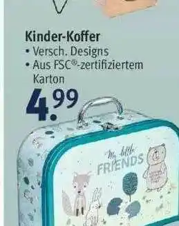 Rossmann Kinder-koffer Angebot