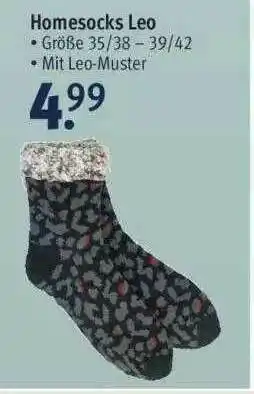 Rossmann Homesocks Leo Angebot