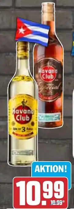 Hit Havana Club Añejo 3 Años, Especial oder Nega Fulo Cachaca 0,7 l Flasche Angebot