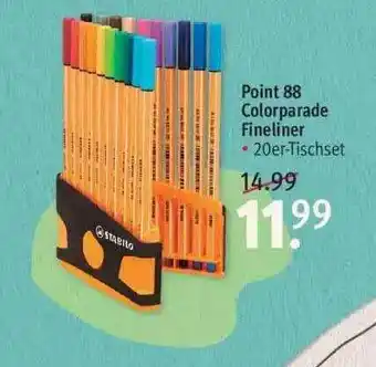 Rossmann Point 88 Colorparade Fineliner Angebot