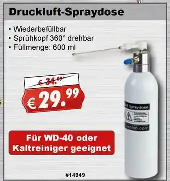 Stabilo Fachmarkt Druckluft-spraydose Angebot