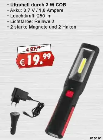 Stabilo Fachmarkt Ultrahell Durch 3w Cob Angebot