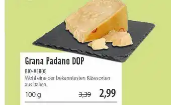 Superbiomarkt Grana Padano Dop Bio-verde Angebot