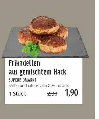 Superbiomarkt Frikadellen Aus Gemischtem Hack Superbiomarkt Angebot