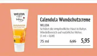 Superbiomarkt Calendula Wundschutzcreme Weleda Angebot