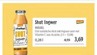 Superbiomarkt Shot Ingwer Voelkel Angebot