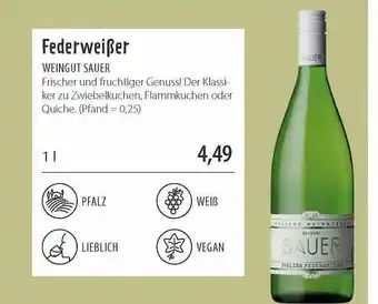 Superbiomarkt Federweißer Weingut Sauer Angebot