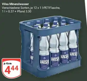 Globus Vilsa Mineralwasser 12 x 1 l PET Flasche Angebot