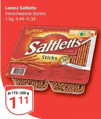 Globus Lorenz Saltletts 175-250 g Angebot