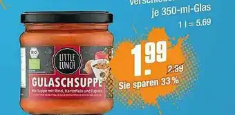 V Markt Little Lunch Gulaschsuppe Angebot