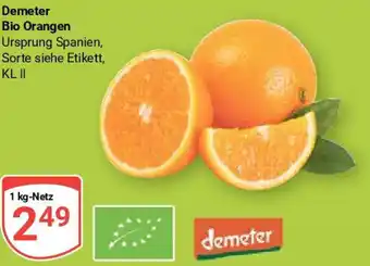 Globus Demeter Bio Orangen 1 kg-Netz Angebot