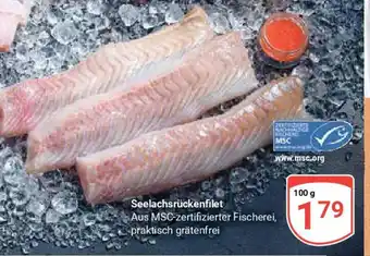 Globus Seelachsrückenfilet 100 g Angebot