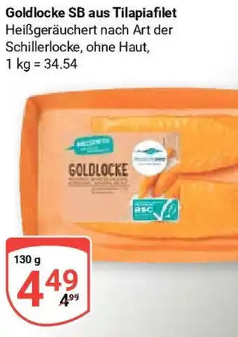 Globus Goldlocke SB aus Tilapiafilet 130 g Angebot