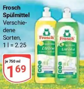 Globus Frosch Spülmittel 750 ml Angebot