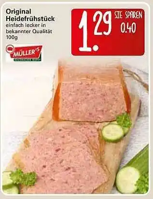 WEZ Original Heidefrühstück Angebot