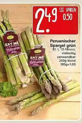 WEZ Spargel Grün Angebot