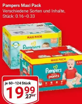 Globus Pampers Maxi Pack 60-124 Stück Angebot