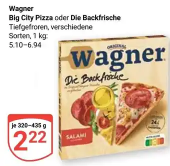 Globus Wagner Big City Pizza oder Die Backfrische 320-435 g Angebot