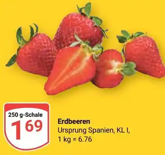 Globus Erdbeeren 250 g-Schale Angebot