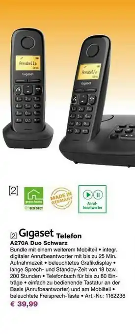 EP Gigaset Telefon Angebot