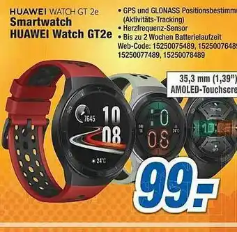 Expert Huawei Watch Gt 2e Smartwatch Angebot