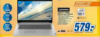 Expert Lenovo Ideapad 3 17iml05 Platinum Grey Notebook Angebot