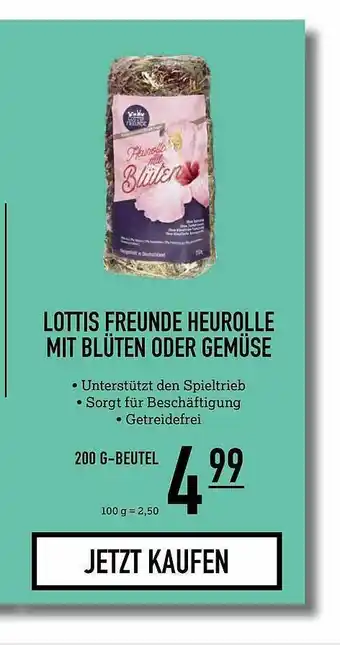 Kölle Zoo Lottis Freunde Heurolle Mit Blüten Oder Gemüse Angebot