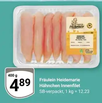 Globus Fräulein Heidemarie Hähnchen Innenfilet 400 g Angebot