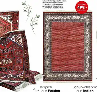 Möbel Martin Teppich Aus Persien Oder Schurwollteppich Aus Inden Angebot