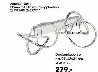 Möbel Martin Leuchten-serie Chrom Mit Glaskristallapplikation Angebot