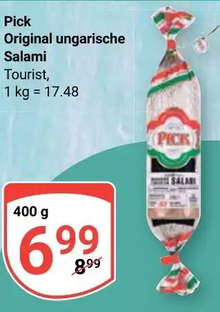 Globus Pick Original ungarische Salami 400 g Angebot