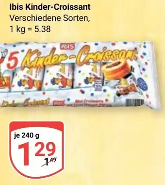 Globus Ibis Kinder-Croissant 240 g Angebot