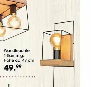 Möbel Martin Wandleuchte 1-flammig Angebot