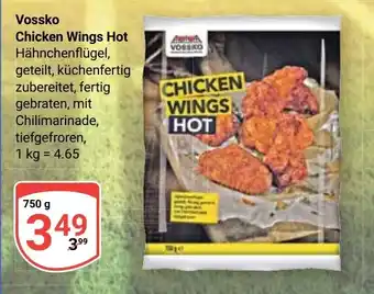 Globus Vossko Chicken Wings Hot 750 g Angebot