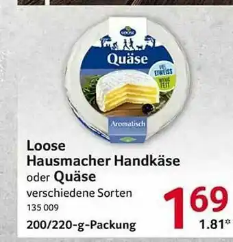 Selgros Loose Hausmacher Handkäse Oder Quäse Angebot