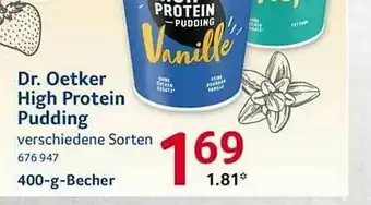 Selgros Dr Oetker High Protein Pudding Angebot