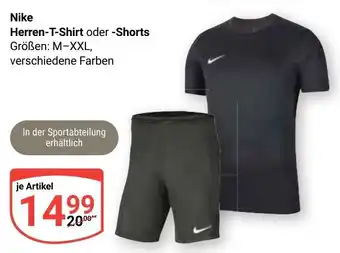 Globus Nike Herren-T-Shirt oder -Shorts Angebot